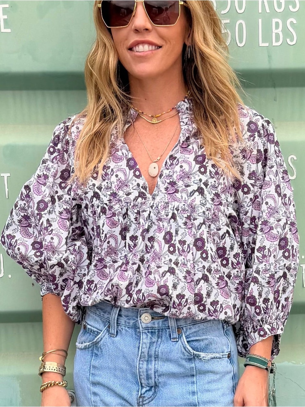 NWT Sur La Vague Worth Classic Blouse - Perfect for Game Day!